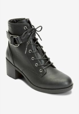 Wide Width Women's The Astrid Bootie by Cloudwalkers in Black (Size 8 W)