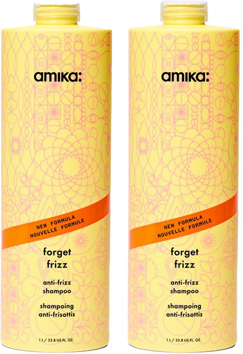 Amika Forget Frizz Shampoo 1000ml Double