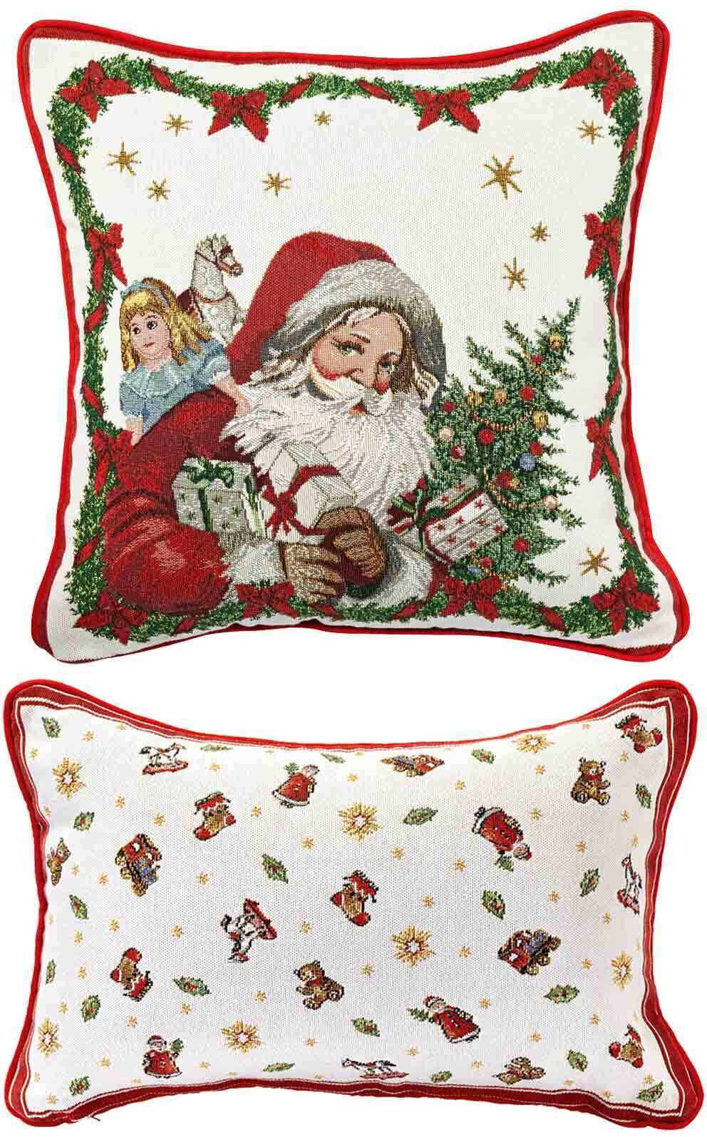 Kopfkissen VILLEROY & BOCH "Kissen-Set Toy's Fantasy 2er Set bunt", bunt, B:2cm H:2cm L:2cm, Obermaterial: 100% Baumwolle CO., Kopfkissen