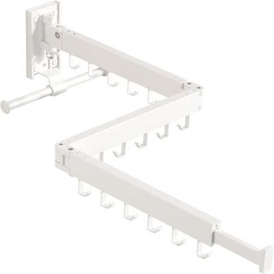 No Wall Mounted Clothes Hanger Rack, Clothes Drying Rack