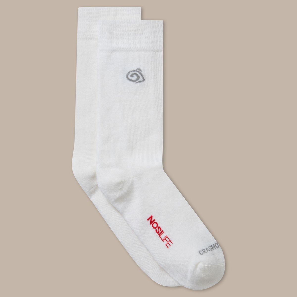 Craghoppers Nosilife Travel Wool Socks white (900) 39-42 CUH373 900 S06