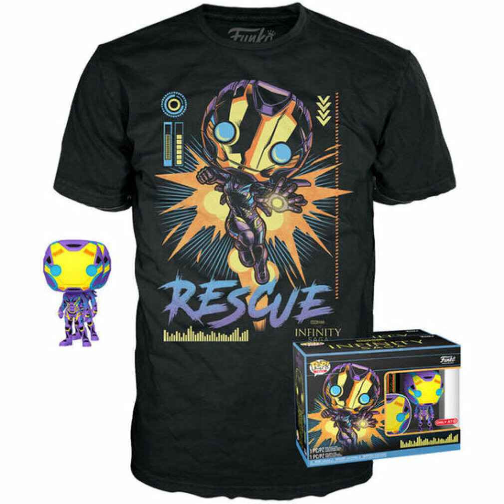 Funko Pop! Marvel Infinity Saga Rescue Blacklight-effect XL T-shirt