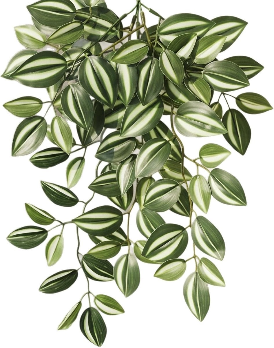 Hangplant Kunstplant - Levensechte Nep Klimop Wijnstok - Groen - 55 cm