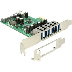 DELOCK 89377 - PCI Express Card > 6x extern + 1x intern USB 3.0