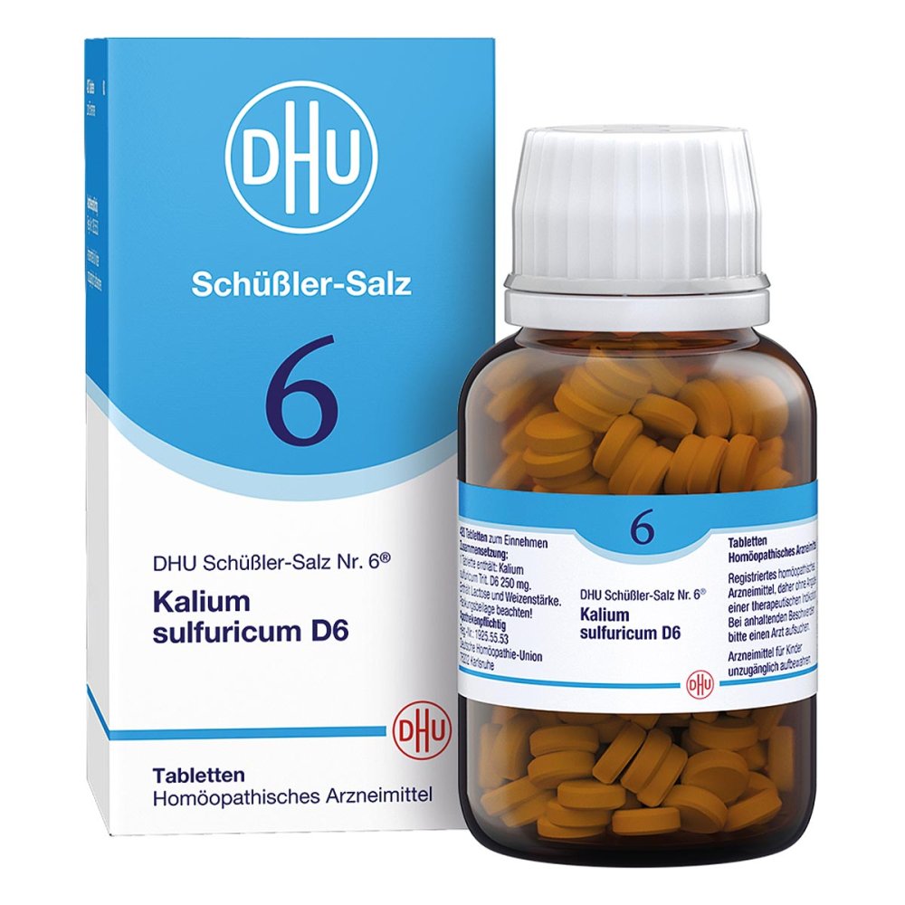 DHU-Arzneimittel GmbH & Co. KG DHU Schüßler-Salz Nummer 6 Kalium sulfuricum D6 Tabletten 06584108