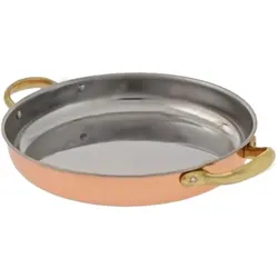 Kupferpfanne Mit Griffen, 24 cm
