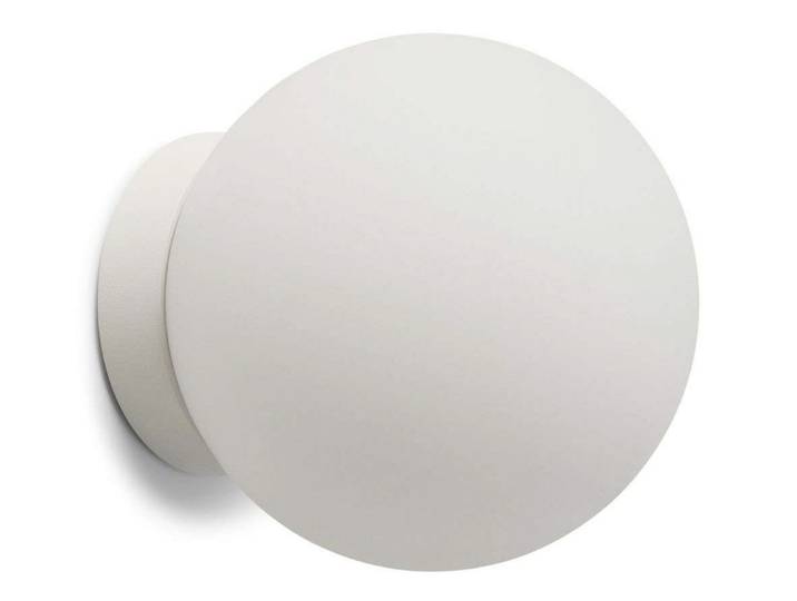 Palla C135 Plafonnier LED IP44 opale/blanc, 13,5 cm - Antidark - Salle de bains - Verre