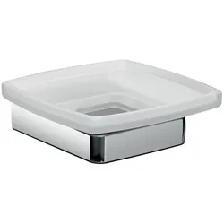 emco trend Seifenhalter Glasteil satiniert, chrom, 023000100 023000100