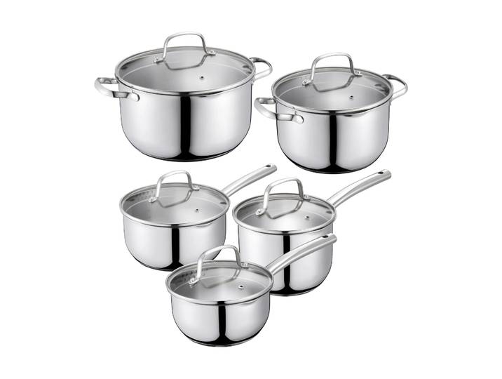 Dorre Kerri set de casseroles Acier inoxydable, 10 pièces