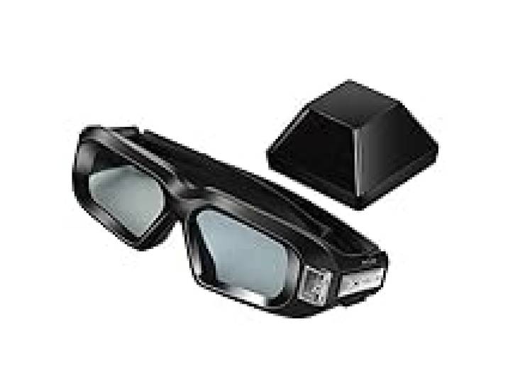 Kit de Lunettes stéréo 3D sans Fil avec émetteur pour Carte Graphique nVIDIA (3D Vision Kit1, 2)