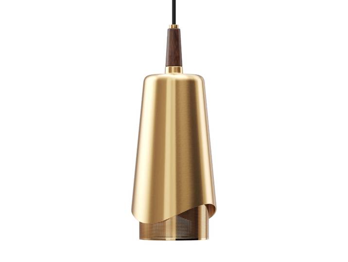 Audo Copenhagen Suspension Umanoff Polerad Laiton-noyer