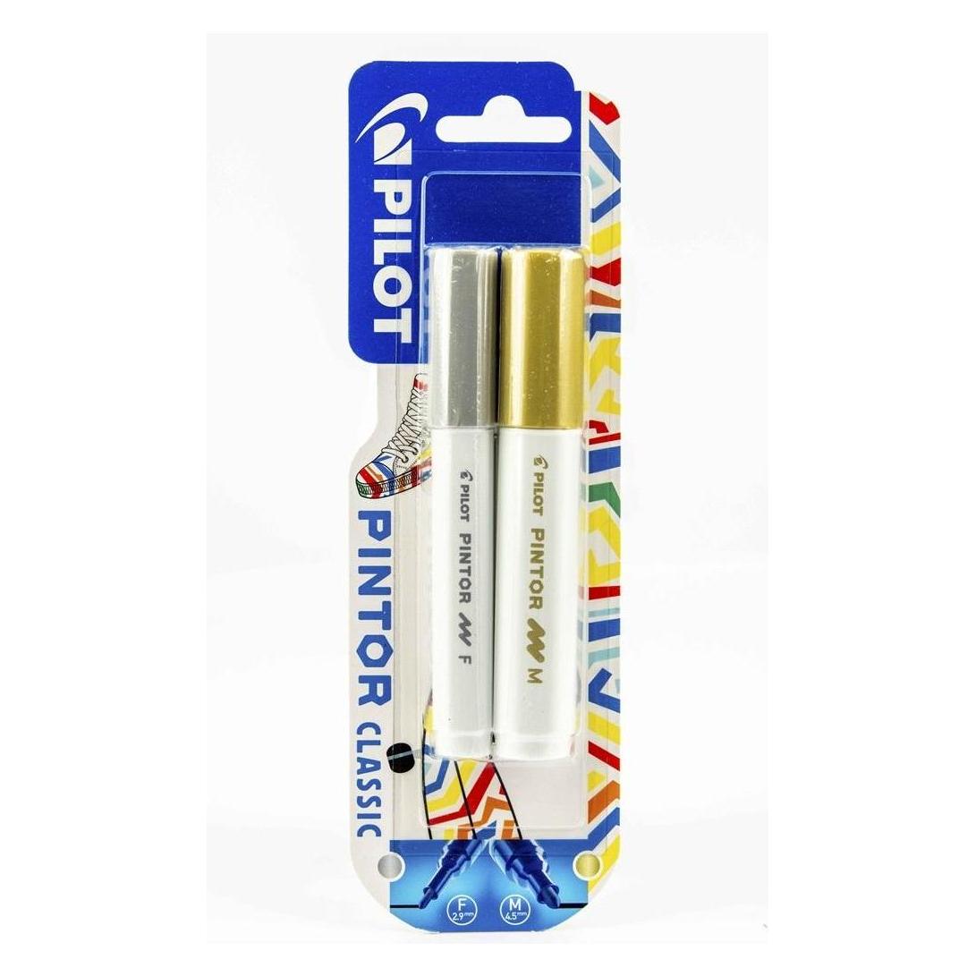 Pilot Pintor Marker Silber F, Gold M 2 Stk. (2x) (41308168)
