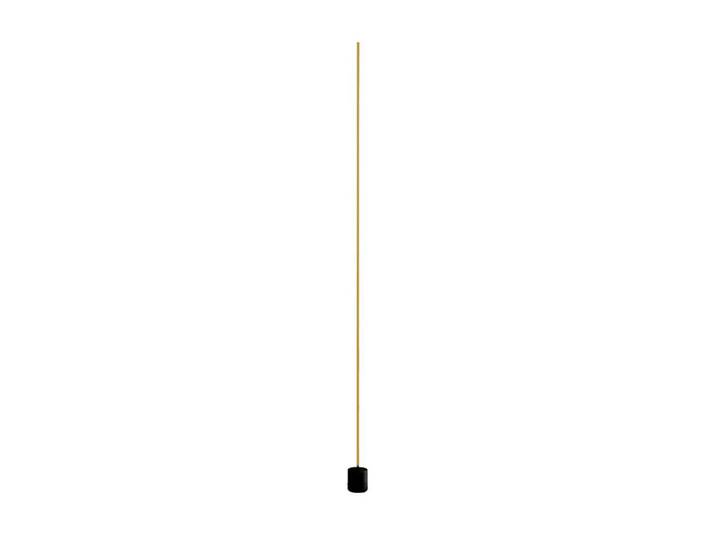 CATELLANI & SMITH lampadaire LIGHT STICK (Tige en or satiné / base noire - Métal)
