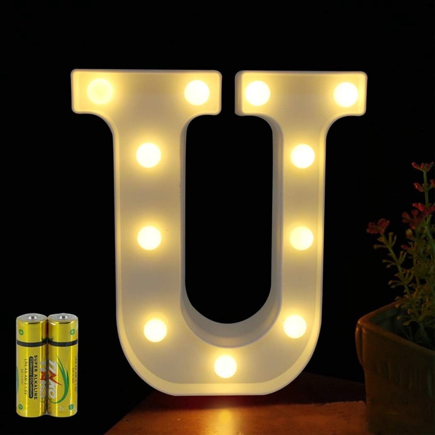 LED Alphabet Lamp voor Decoratie in de Kinderkamer en op Tafels