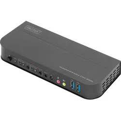 DIGITUS DS-12850 - KVM-Switch, 2-Port, DisplayPort, HDMI