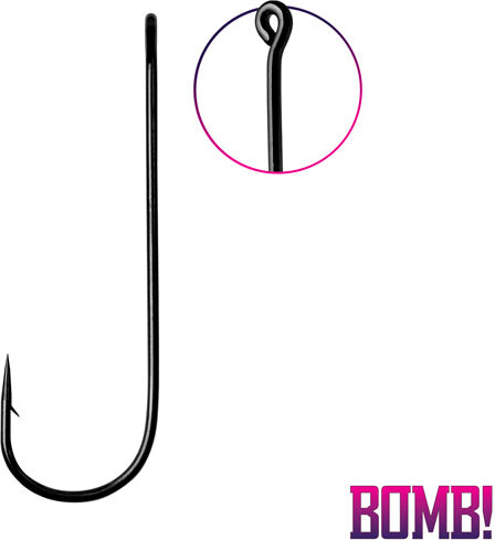 Delphin Hameҫon BOMB! Cheburashka /par 5 #8 Beige, Black, Purple, Gray #8
