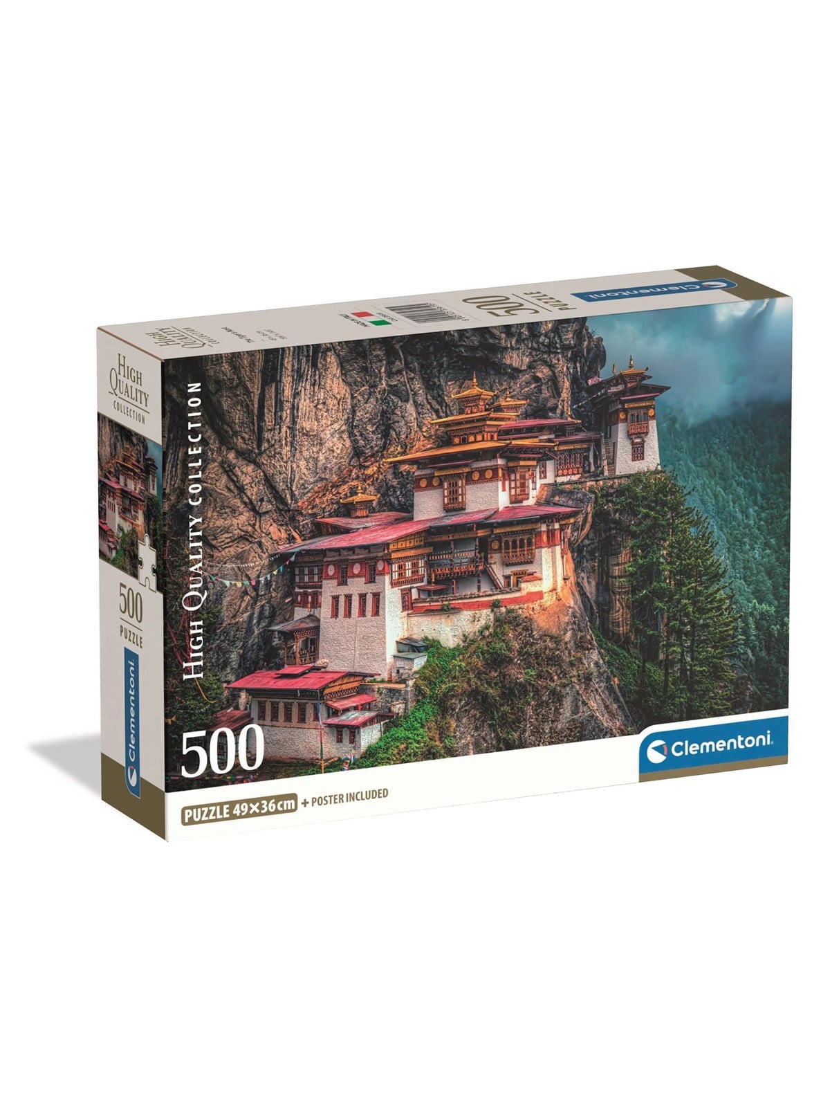 Clementoni Puzzle HQC The Tiger's Nest 2026 - Compact, 500 2D Puzzles