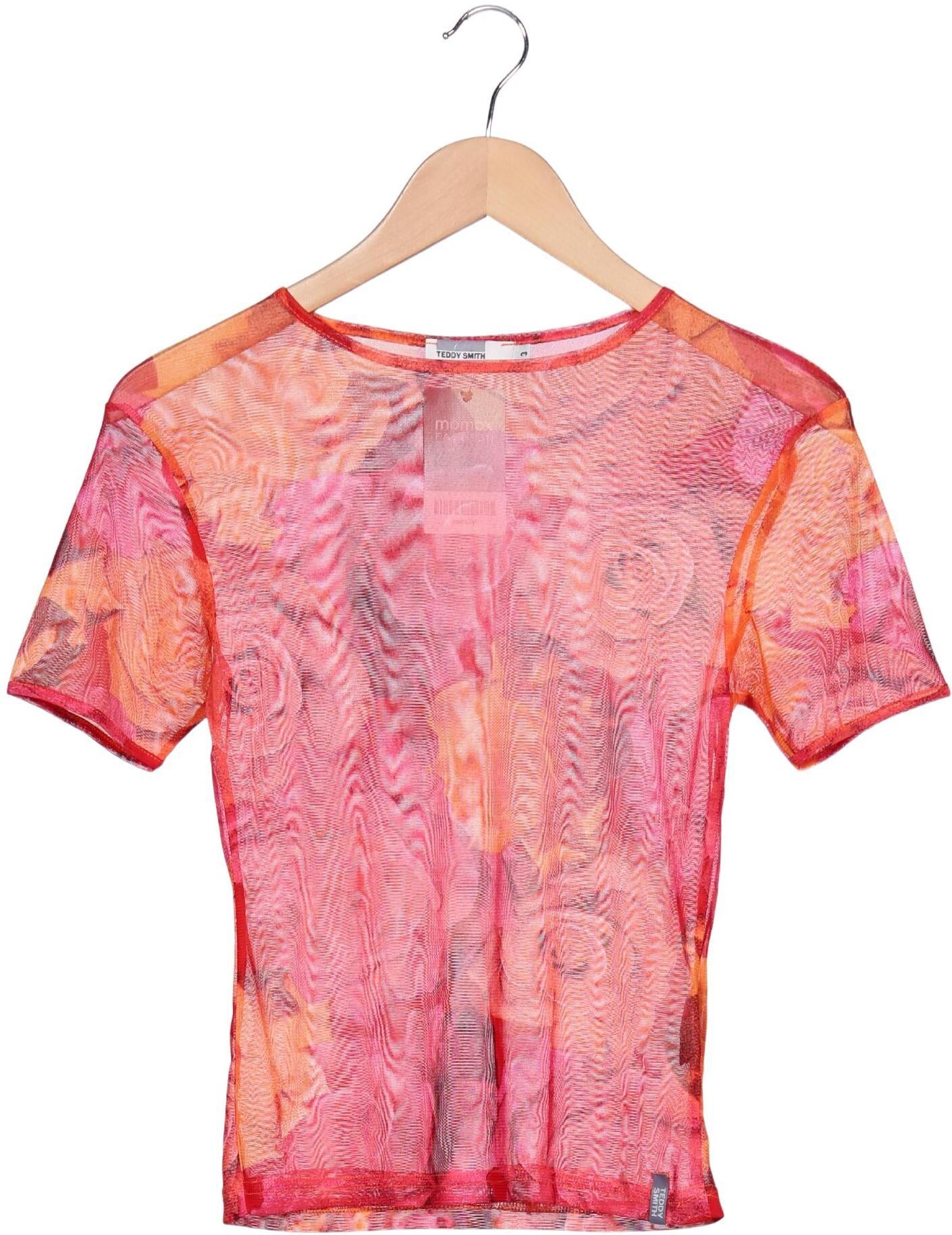 Teddy Smith Damen T-Shirt, Mehrfarbig, Gr. Xxs, Synthetik - Second Hand