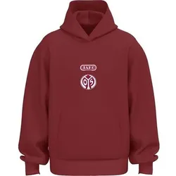 JAKO Unisex Mainz 05 Hooded Sweat Freizeit, Größe S in Rot Rot
