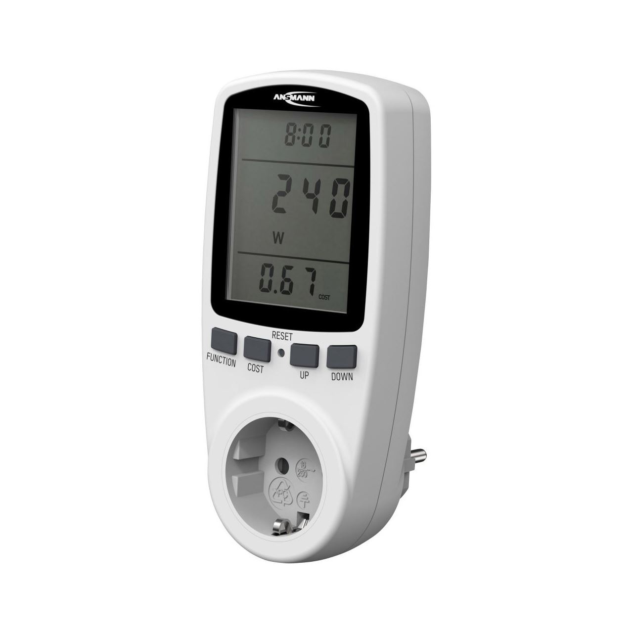 ANSMANN 1260-0007 Energiekosten-Messgerät APM2