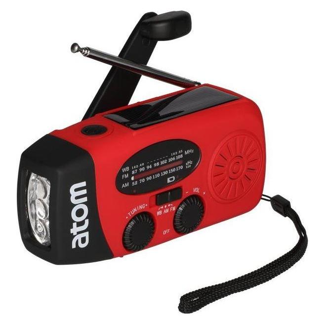 Atom Emergency radio with light and power bank (AM, FM) (46915512)