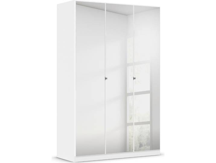 Drehtürenschrank RAUCH Reflect , weiß (alpinweiß), B:136cm H:210cm T:54cm, Holzwerkstoff, Schränke, Drehtürenschrank, mit Spiegelfront, inkl. praktischer Inneneinteilung