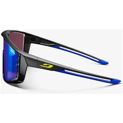 Julbo, Unisex, Sportbrille, Fury Schwarz Blau REACTIV 13 High Contrast, Blau, Schwarz