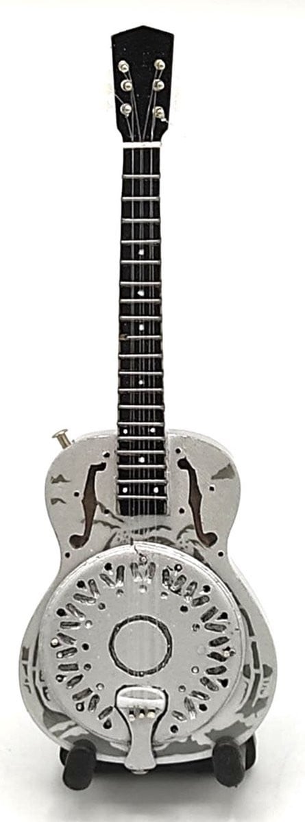 Gretsch Resophonic gitaar miniatuur replica Mark Knopfler Dire Straits - 15 cm