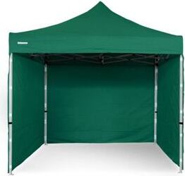 Faltpavillon 4x4m ALU Premium Vollseiten - Grün