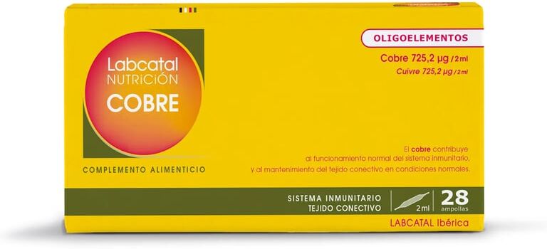 Labcatal L-4 Cobre 2 ml 28 Ampollas