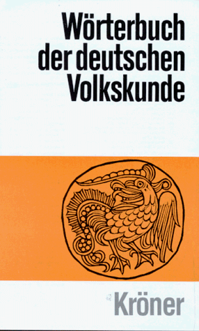 Erich, Oswald A. - Wörterbuch der deutschen Volkskunde - Preis vom 19.10.2026 19:33:35 h
