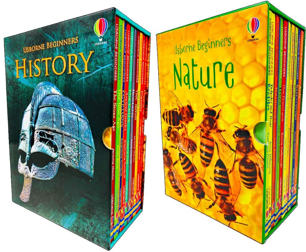 Usborne Publishing Ltd Usborne Beginners History & Usborne Beginners Nature 20 Books Collection Box Set