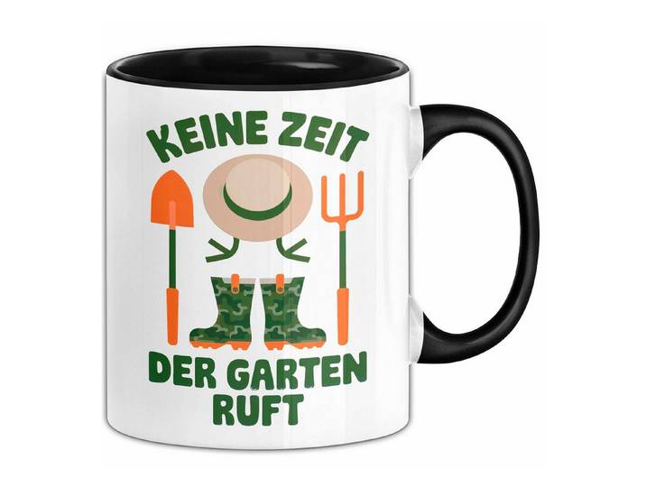 Trendation Tasse Garten Pflanzen Gärtner Herzschlag Tasse Geschenk Lustige Geschenkid