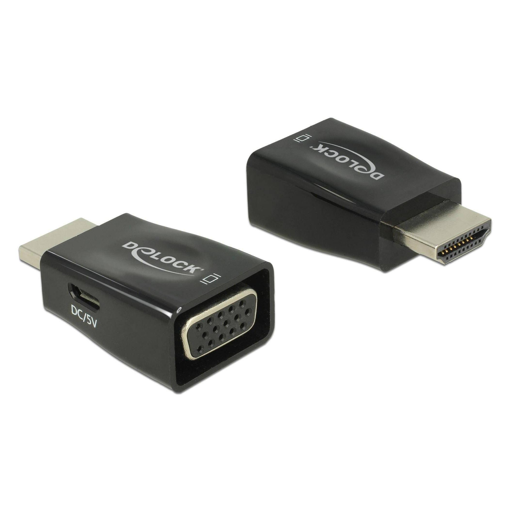 Delock Monitoradapter HDMI-A zu (HDMI, VGA) (65902)
