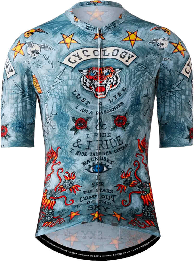 Cycology city of angels maillot manga corta hombre Gris (L)
