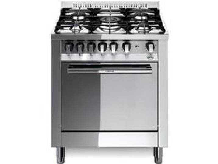 Cuisinière LOFRA M76GV-C 70×60 5 feux gaz inox poli + four gaz ventilé 66 L gril électrique