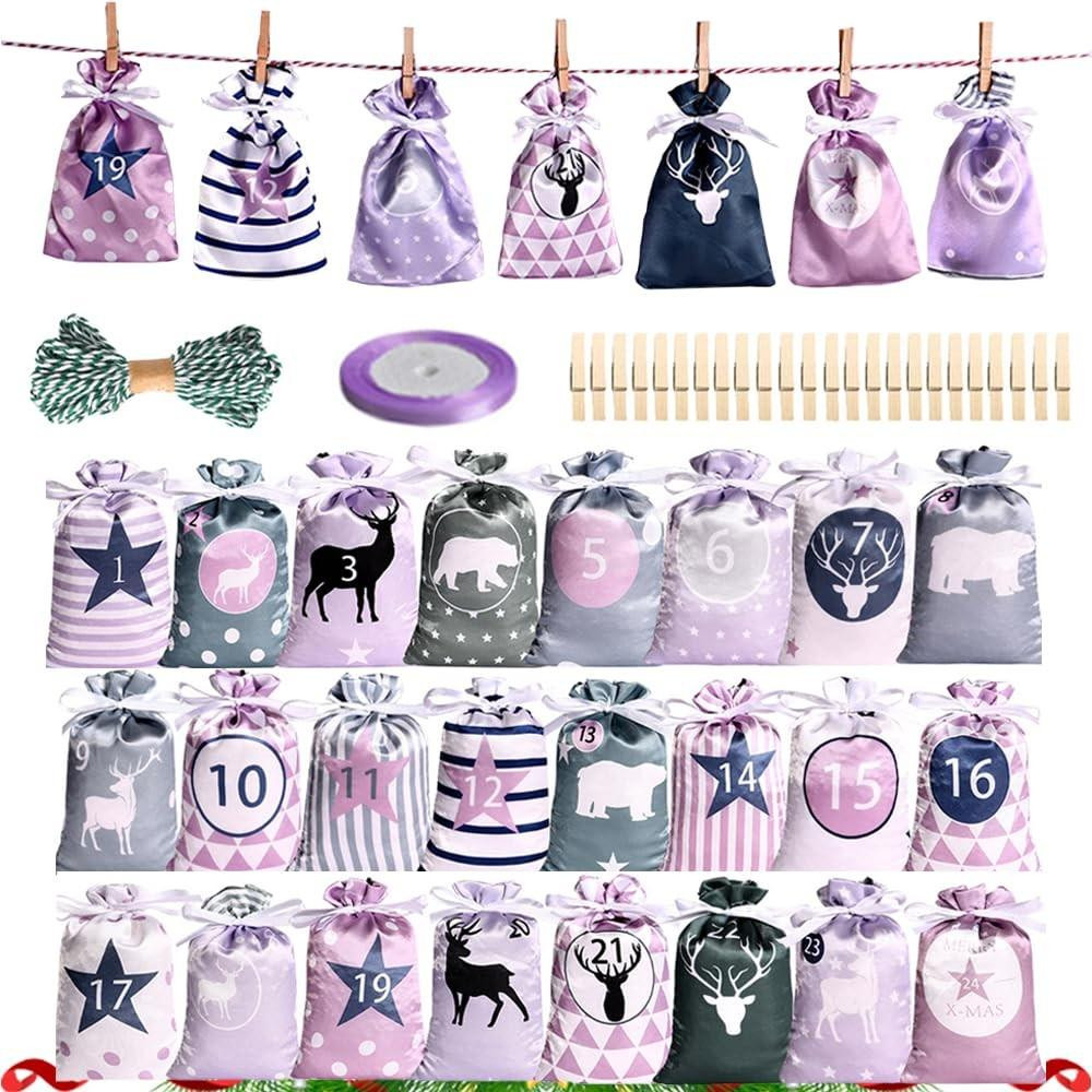 Adventskalender Set met 24 Vullingen en Accessoires voor Volwassenen