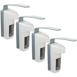 BodyProducts 4 Desinfektionsspender für 500 ml Flaschen - langer Armhebel - weiß - Desinfektionsmittelspender