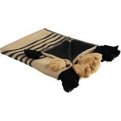 DECKE Beige Thaprek 130/170 cm