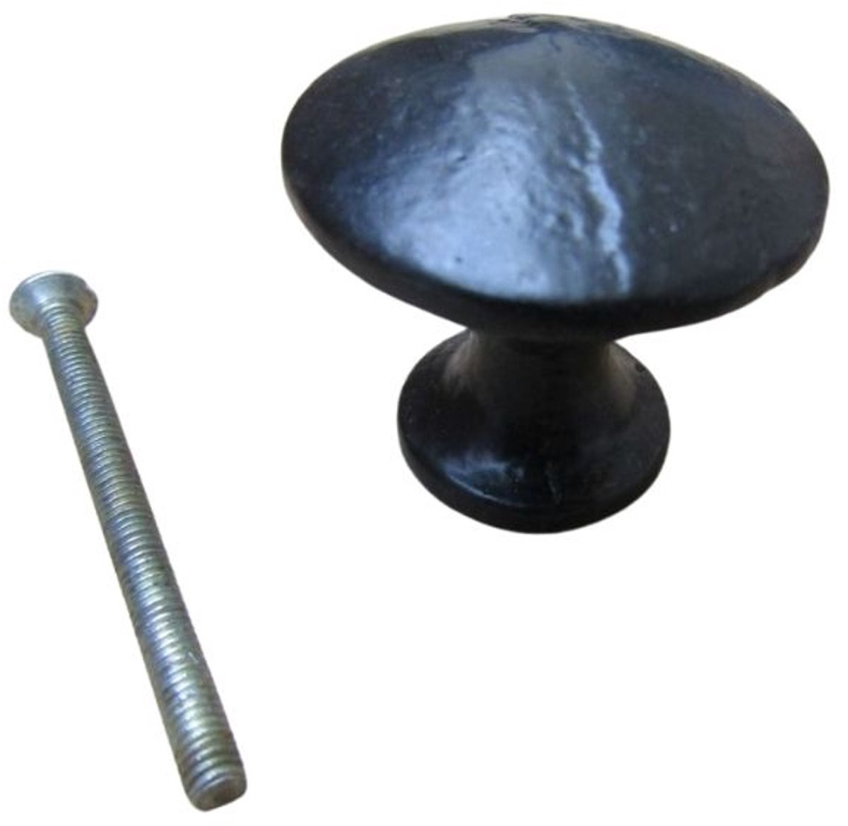 Kettle Cabinet Knob Black Antique 38mm van Ironmongery World