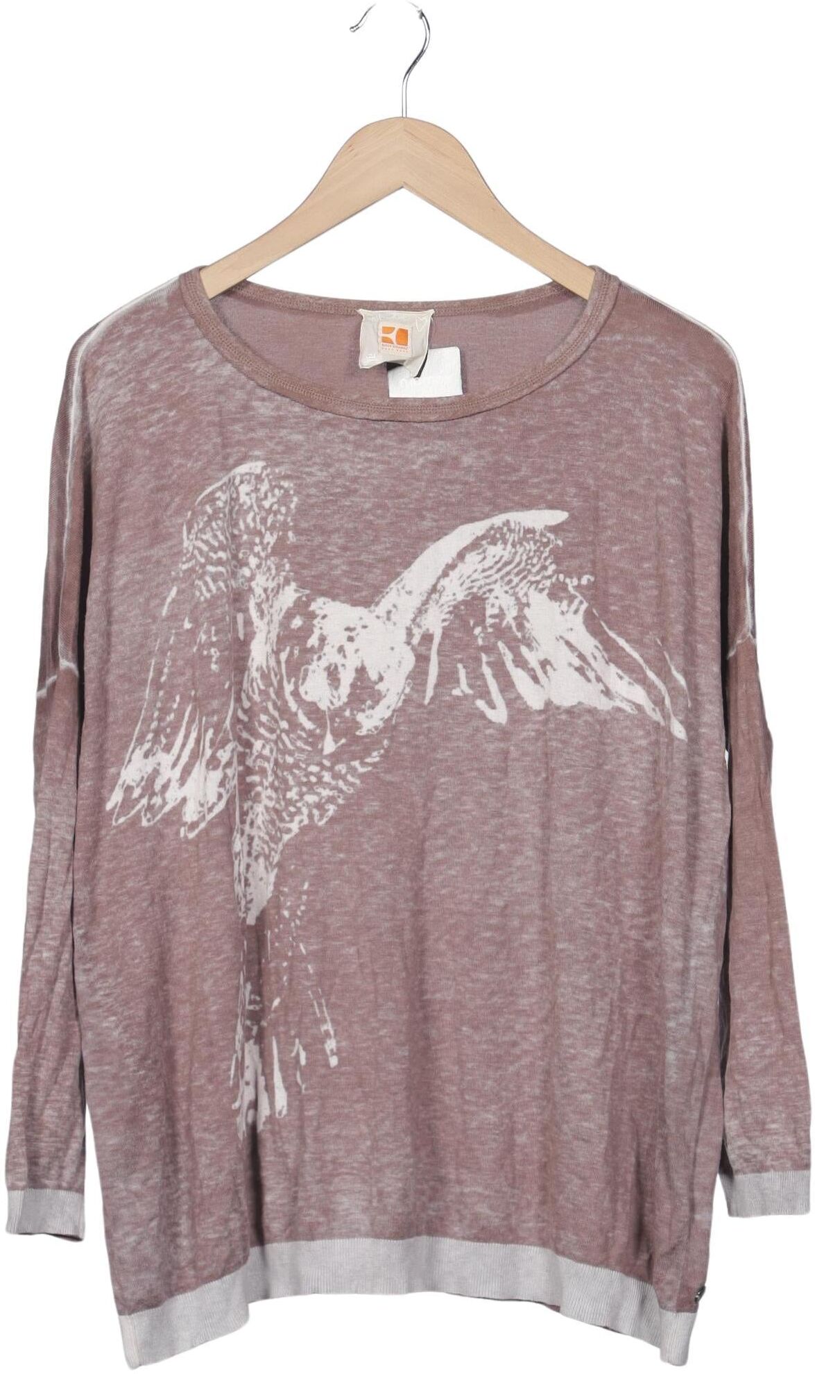 Boss Orange Damen Langarmshirt, Pink, Gr. S, Viskose / Baumwolle - Second Hand
