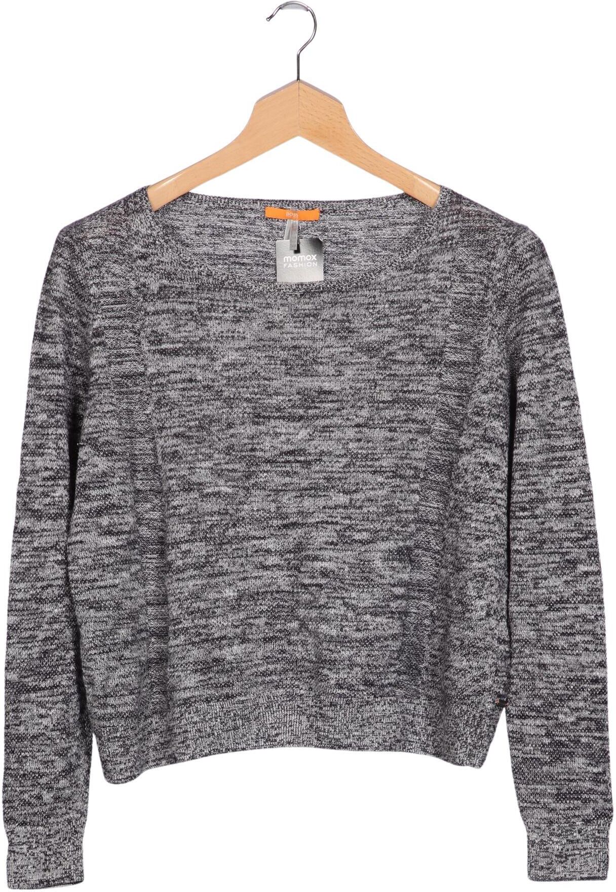 Boss Orange Damen Pullover, Grau, Gr. XL, Leinen / Baumwolle / Viskose / Seide - Second Hand