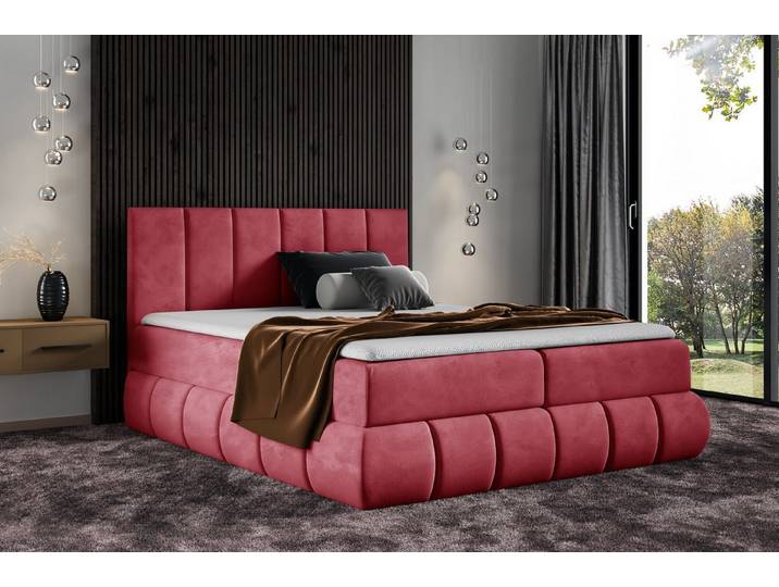 DB-Möbel Boxspringbett Kontinentalbett VANESSA modernes Design Möbel-vom Hersteller