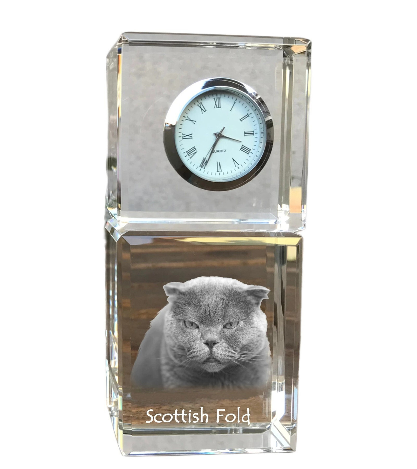 Art-Dog Klok Scottish Fold voor op tafel