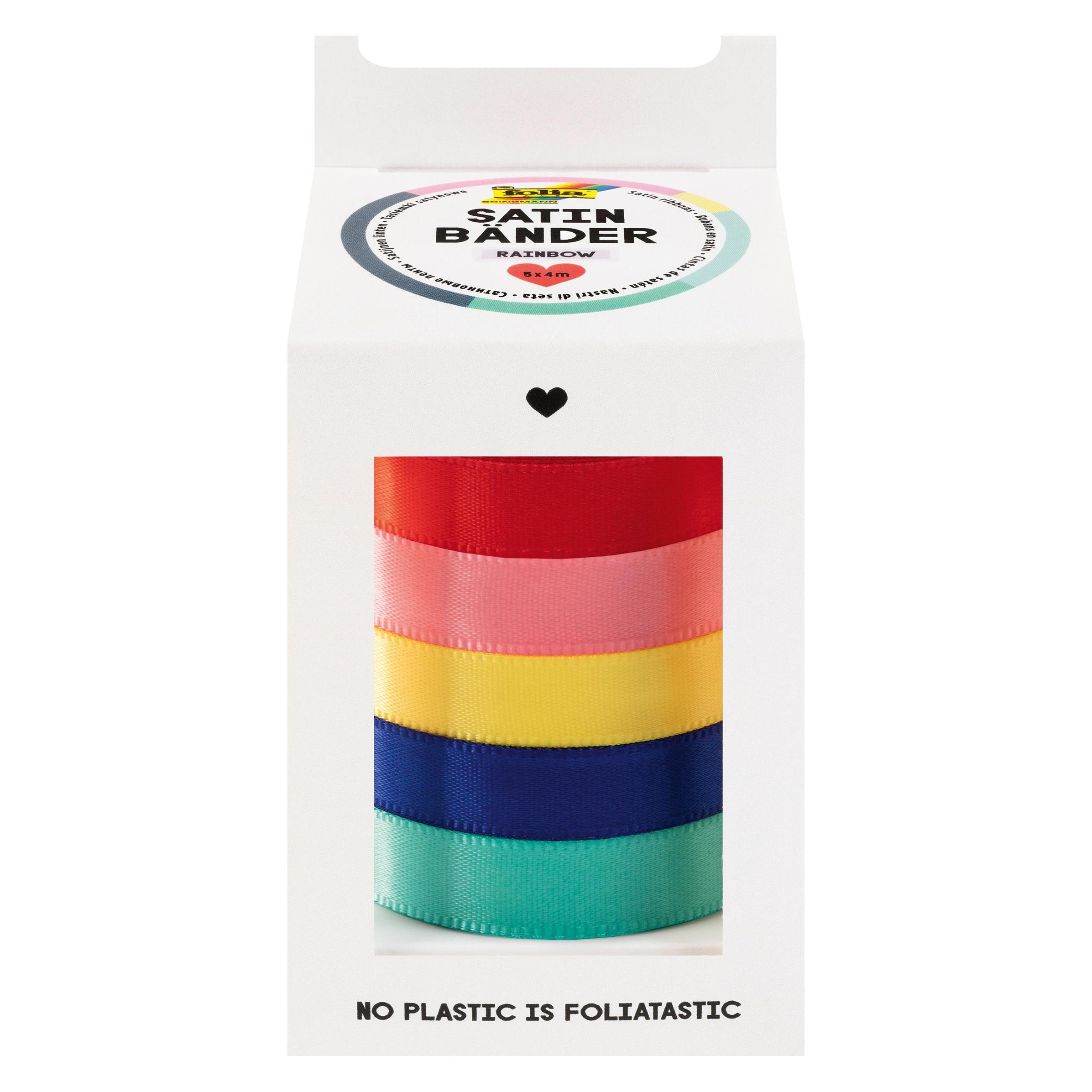 Folia Satinbänder Rainbow (5x) (12131)