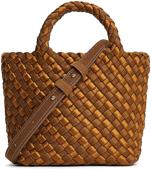 MARREA Tasche - Tote Bag STRIPE Mini camel W