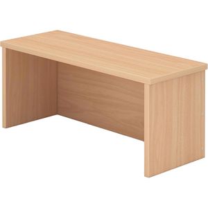 Hammerbacher Thekenaufsatz WB08, für Schreibtische, 80 x 35 x 32cm, buche