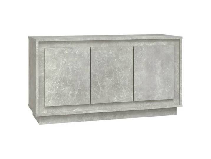 Promotion Févr Buffet debout - Armoire Vaisselier - Pour maison - gris béton 102x35x55 cm bois d'ingénierie FR78910124