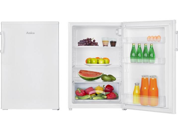Amica Vollraumkühlschrank VKS 351 180 W, 85 cm hoch, 55 cm breit, Leise, komfortabel und flexibel – macht den Alltag leichter