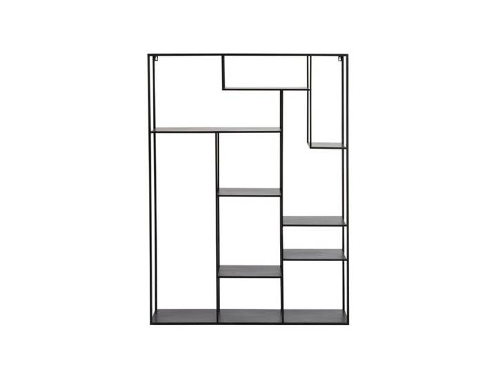 Étagère Rectangulaire en Métal  Rack  150cm Noir